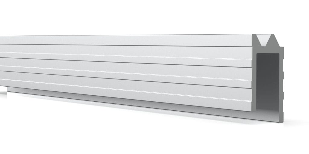 Eh9B Aluminium Hybrid Edge Extrusion, 9.5Mm Gap 1 Eh9B Aluminium Hybrid Edge Extrusion, 9.5Mm Gap