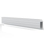 Eh9B Aluminium Hybrid Edge Extrusion, 9.5Mm Gap