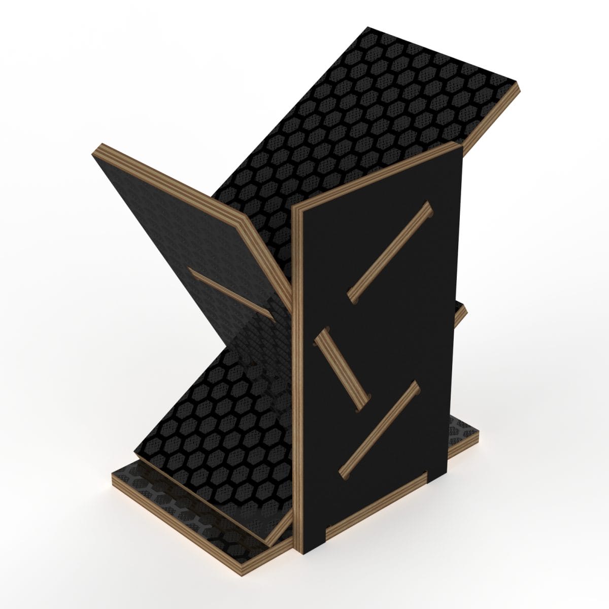 12Mm Laminated Birch Plywood Slanted Shelf