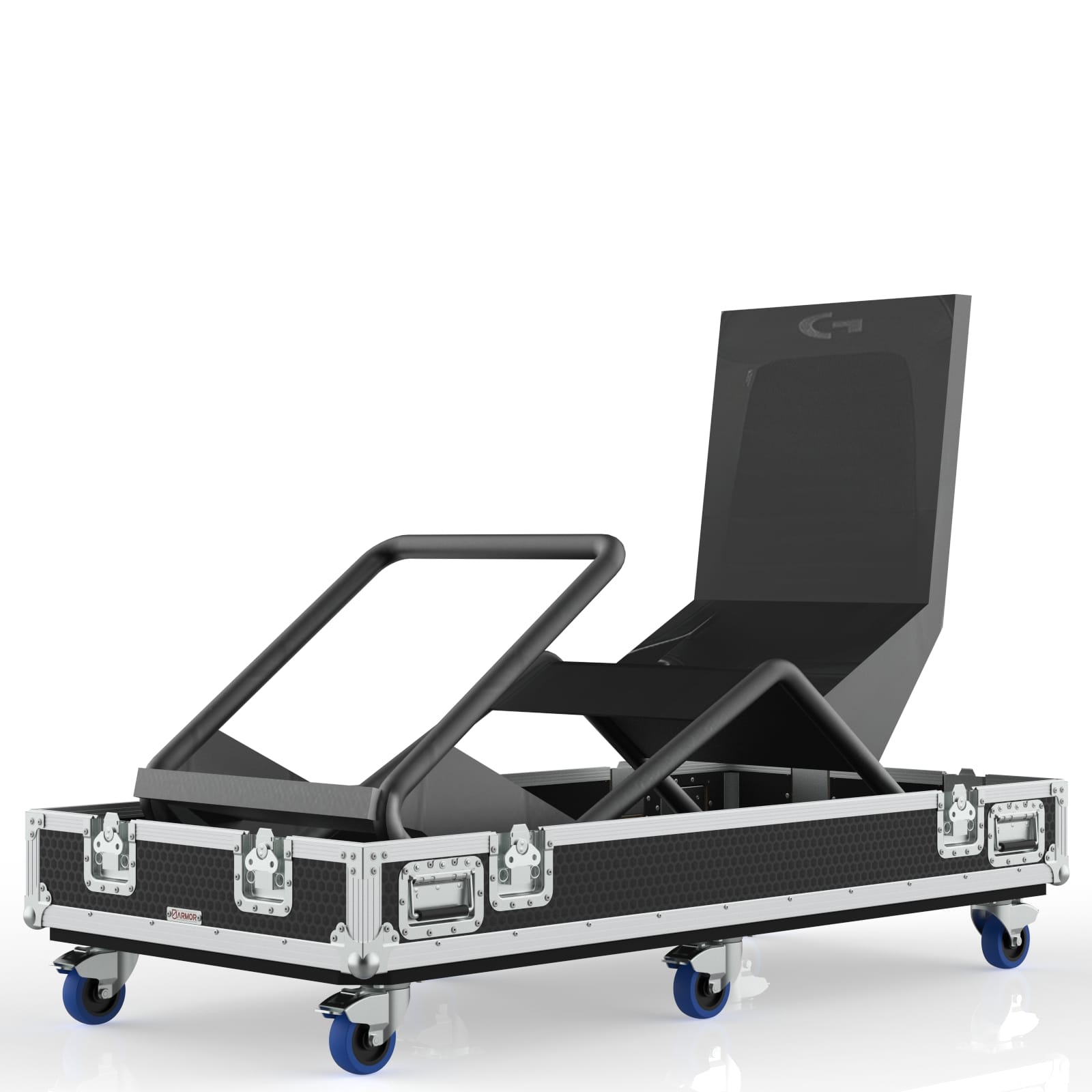 Split-Lid Road Case For Logitech Playseat Trophy G Edition: Secure Storage And Easy Access