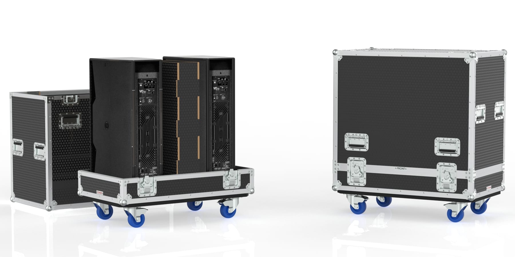 Essential Road Case For Db Technologies Vb X310: Stackable And Built To Last 1 Db Technologies Vb X310 Road Case