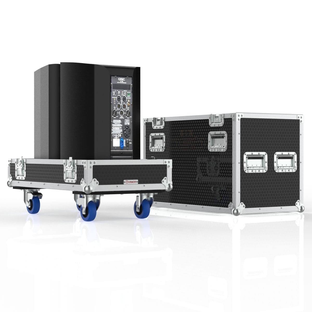 Road Case For 2X Qsc K12 Speakers