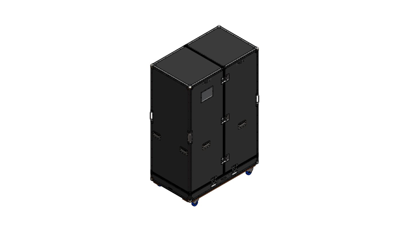 Reliable Split-Lid Road Case For Wooden Loom Frames – Perfect For Exhibitions