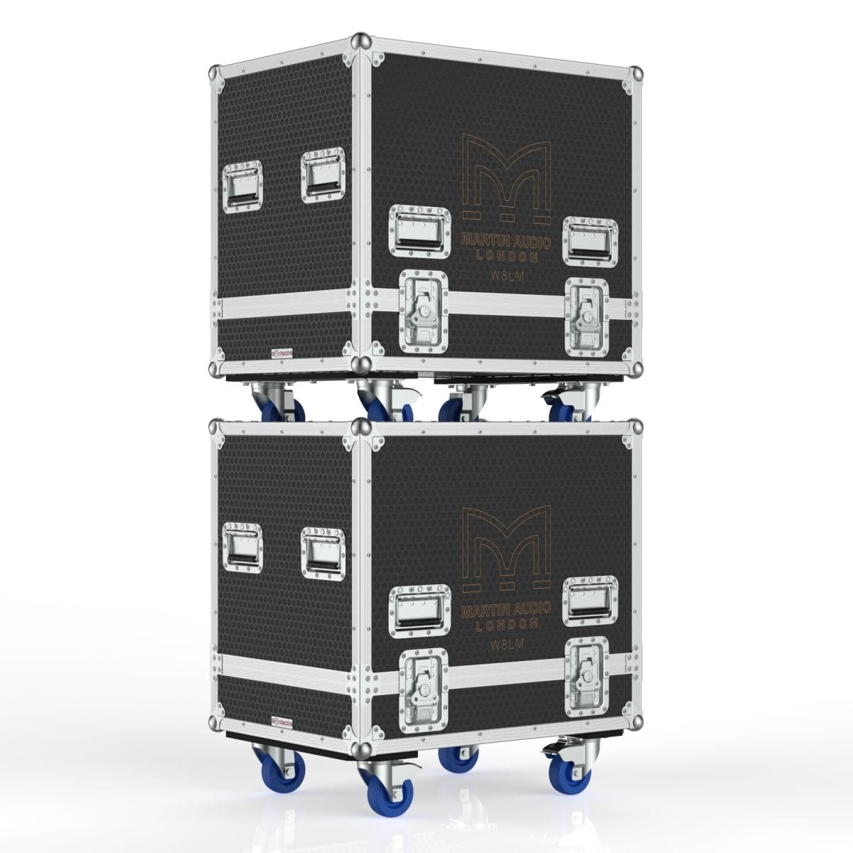 Road Case For 2X Martin W8Lm Speakers