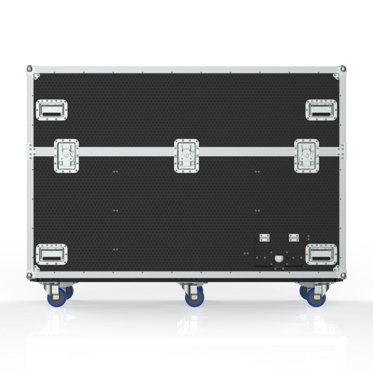 Tv Transport Case With Built In Motorized Lift For Lg 65Tr3Dk-B 65&Quot; Createboard, Split Lid