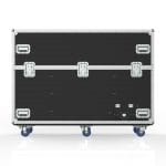 Tv Transport Case With Built In Motorized Lift For Lg 65Tr3Dk-B 65&Quot; Createboard, Split Lid
