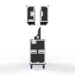 Tv Transport Case With Built In Motorized Lift For Lg 65Tr3Dk-B 65&Quot; Createboard, Split Lid