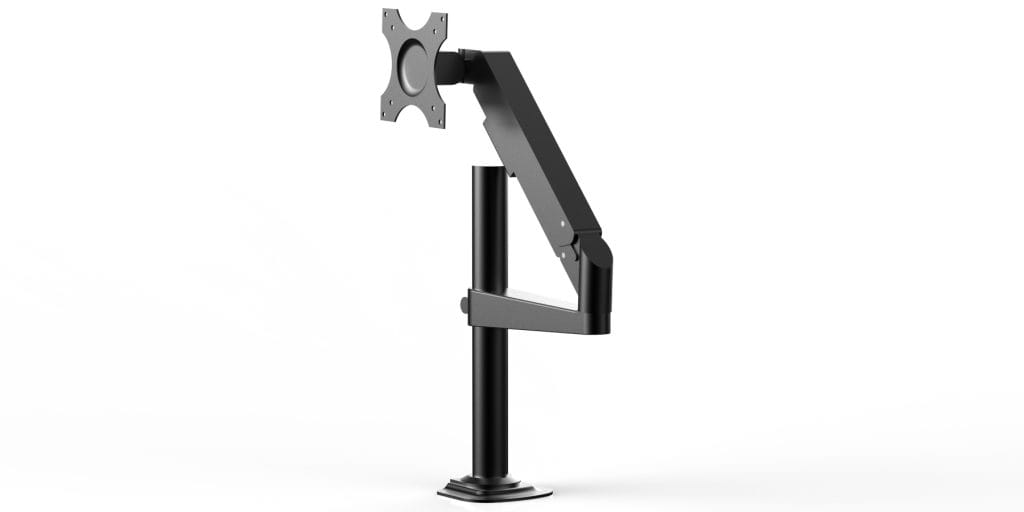 Armor Kl100 Bottom Mount Vesa Arm, With 35Mm Pole And Bottom Clamp 1 Armor Kl100 Bottom Mount Vesa Arm, With 35Mm Pole And Bottom Clamp