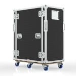 Road Case With An Internal Assembly Of 24U Racks