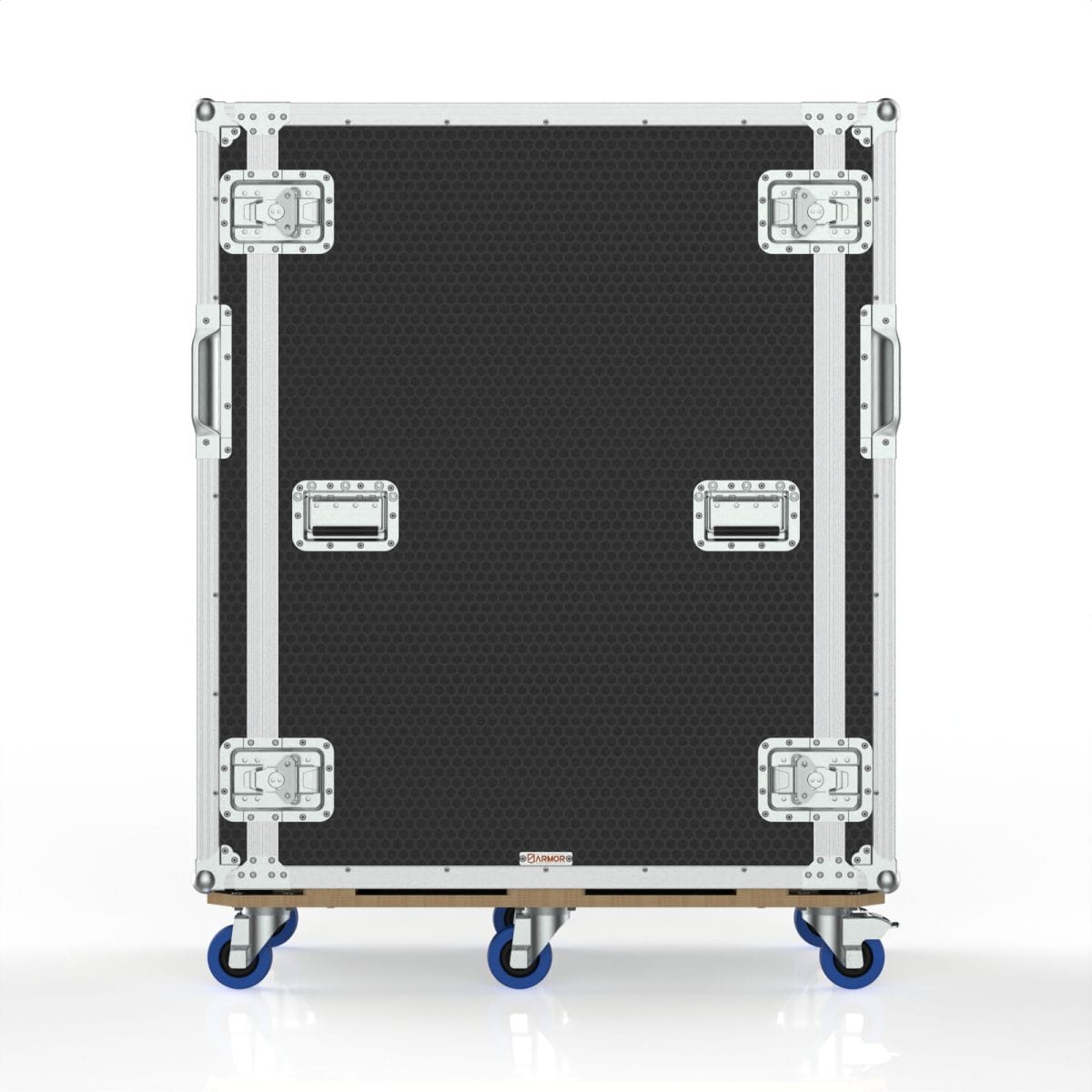 Road Case With An Internal Assembly Of 24U Racks