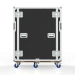 Road Case With An Internal Assembly Of 24U Racks