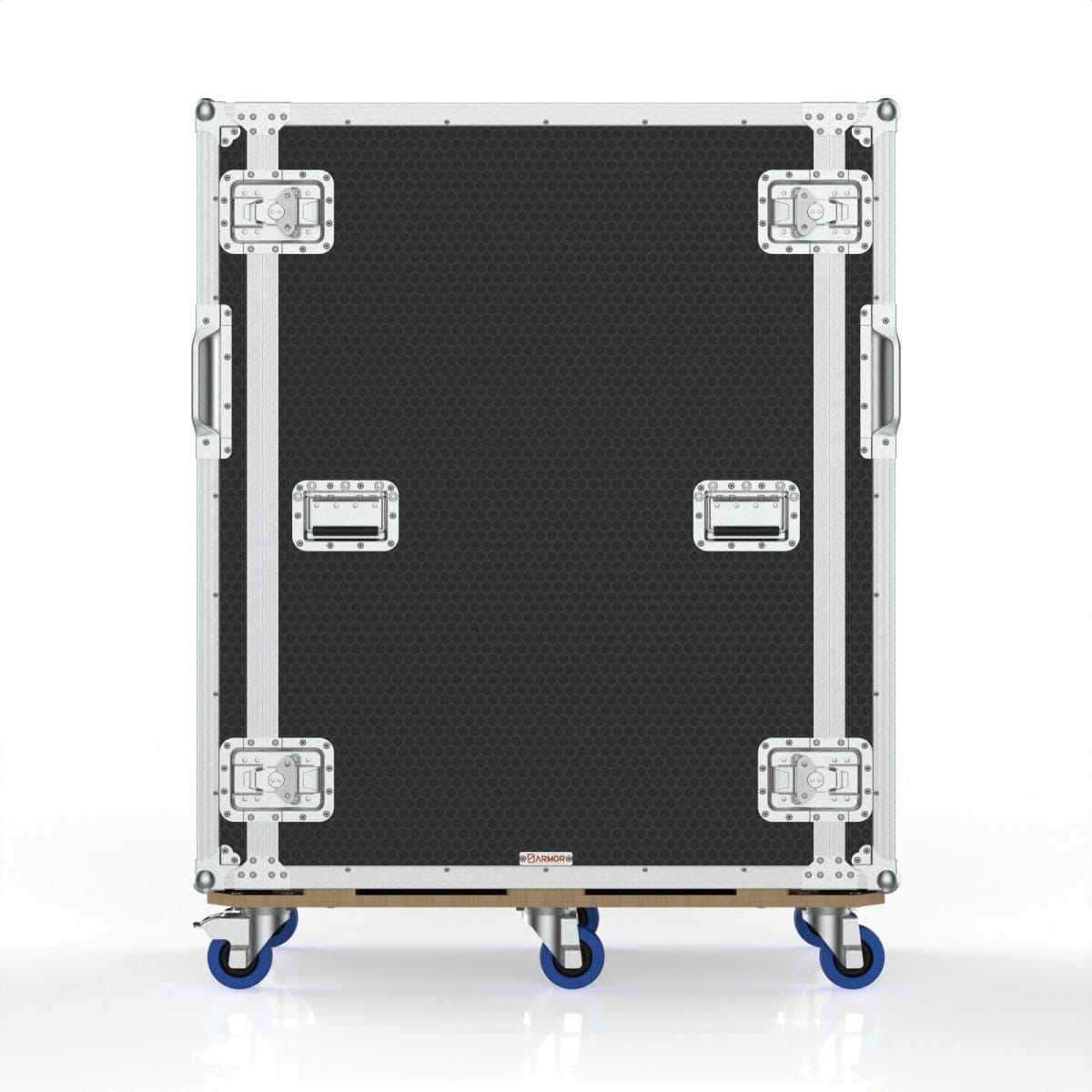 Road Case With An Internal Assembly Of 24U Racks
