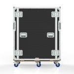 Road Case With An Internal Assembly Of 24U Racks