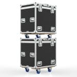 Road Case For 4X Colorsource Spot Jr Lights, Storage For Accessories
