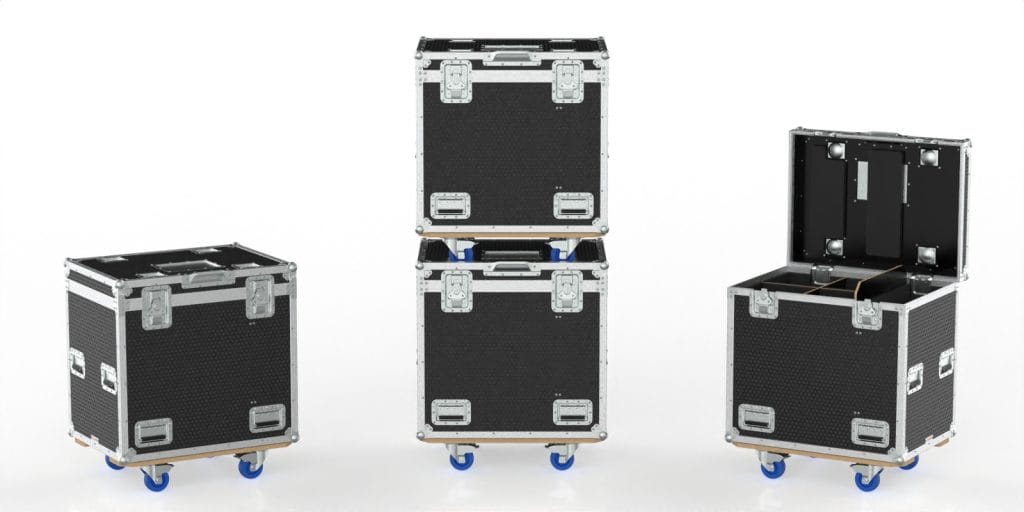 Road Case for 4x ColorSource Spot Jr Lights -1