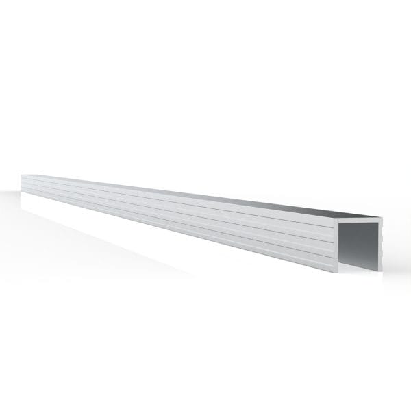 U12 ALUMINIUM U-CAP EXTRUSION FOR ARMOR P1200 12.5MM PANELS