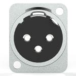 Avssz Type D Connector Dmx Port Male 3Pin