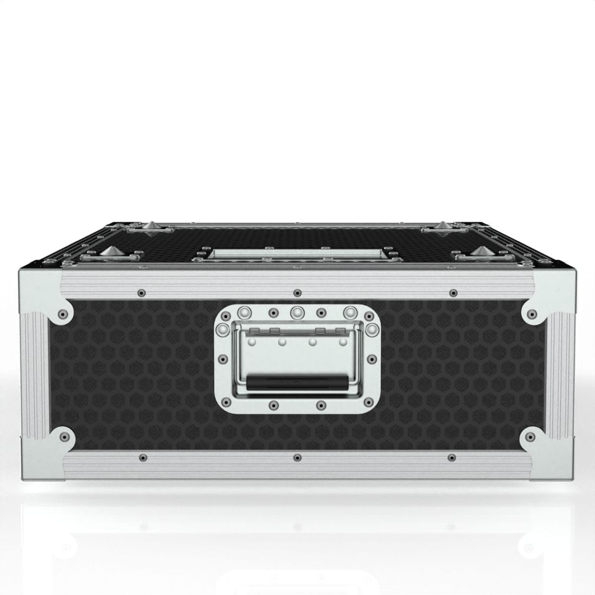 Rack Case With 3U Rack, 600Mm Deep, With Stacking Feet And Over Latch