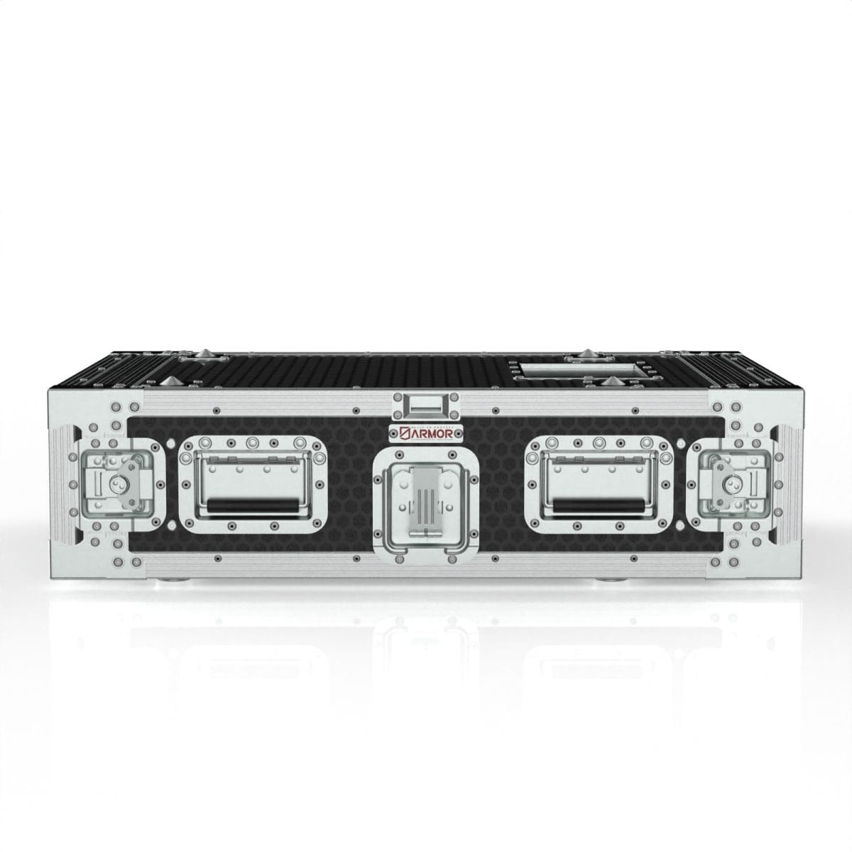 Rack Case With 3U Rack, 600Mm Deep, With Stacking Feet And Over Latch