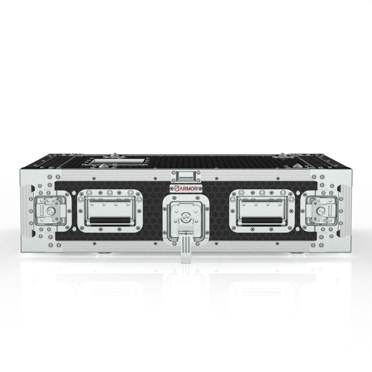 Rack Case With 3U Rack, 600Mm Deep, With Stacking Feet And Over Latch