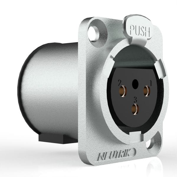 AVSSZ TYPE D CONNECTOR DMX PORT FEMALE 3PIN