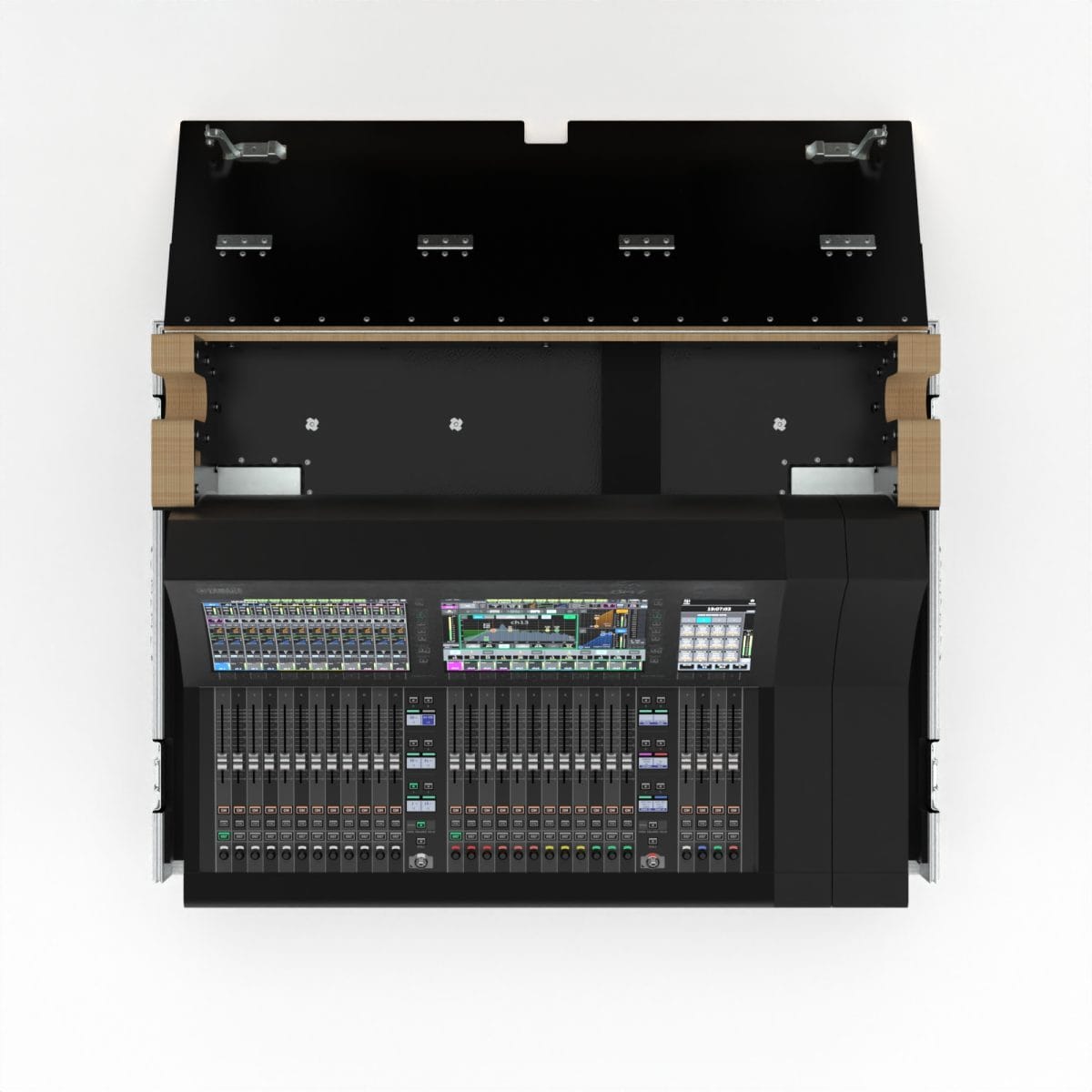 Audio Mixer Case For Yamaha Dm7 Digital Console With Extension Control