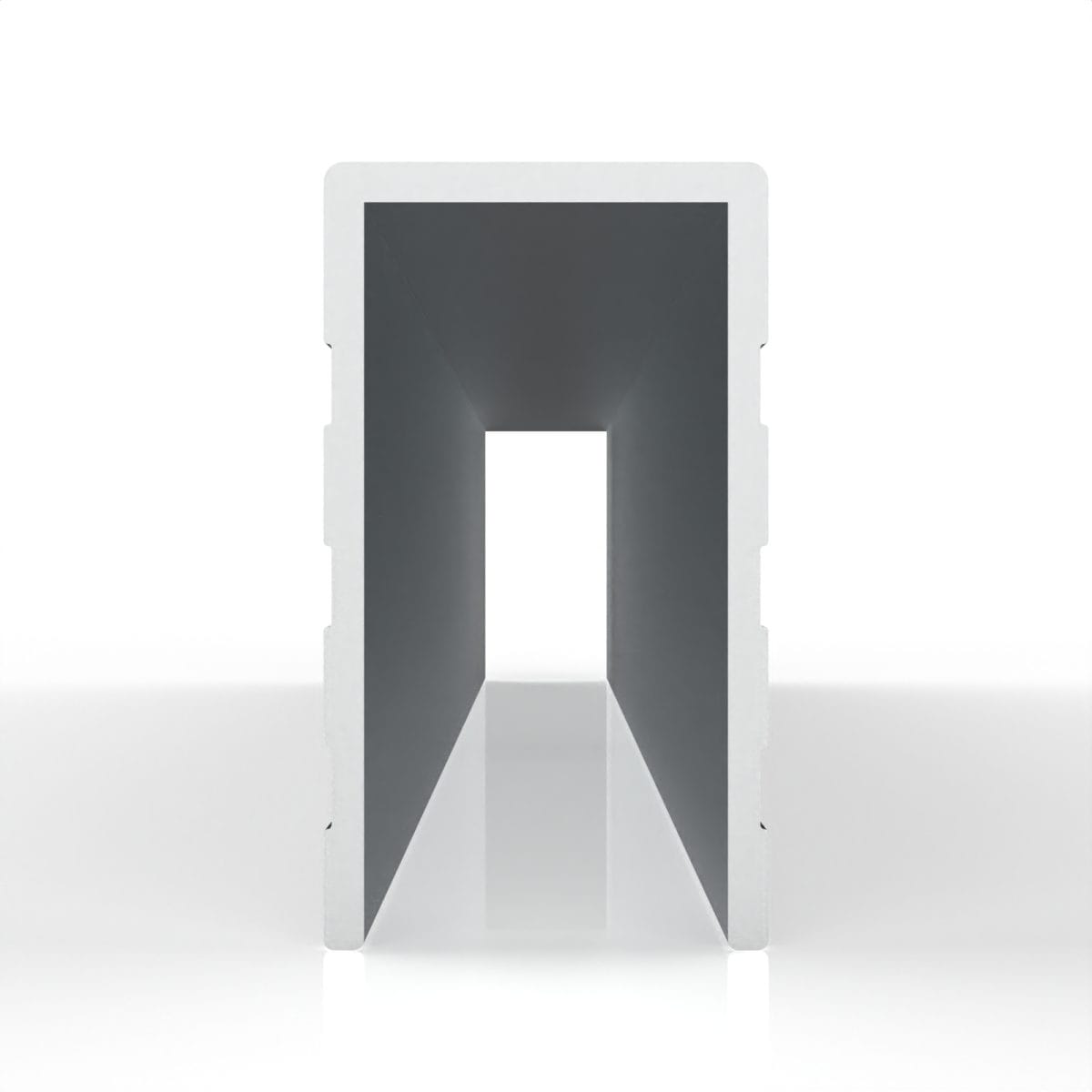 U9 Aluminium U-Cap Extrusion For Armor P900 9.5Mm Panels