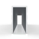 U9 Aluminium U-Cap Extrusion For Armor P900 9.5Mm Panels