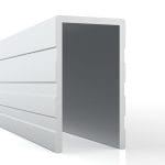 U9 Aluminium U-Cap Extrusion For Armor P900 9.5Mm Panels
