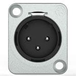 Avssz Type D Connector Dmx Port Male 3Pin