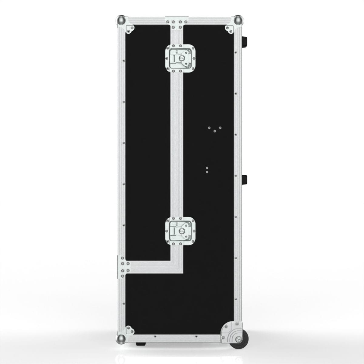 Triple Guitar Traveler With Adjustable Sliding Foam Blocks Inc. Line Engrav.