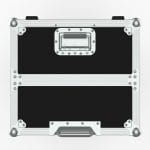 Triple Guitar Traveler With Adjustable Sliding Foam Blocks Inc. Line Engrav.