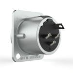Avssz Type D Connector Dmx Port Male 3Pin