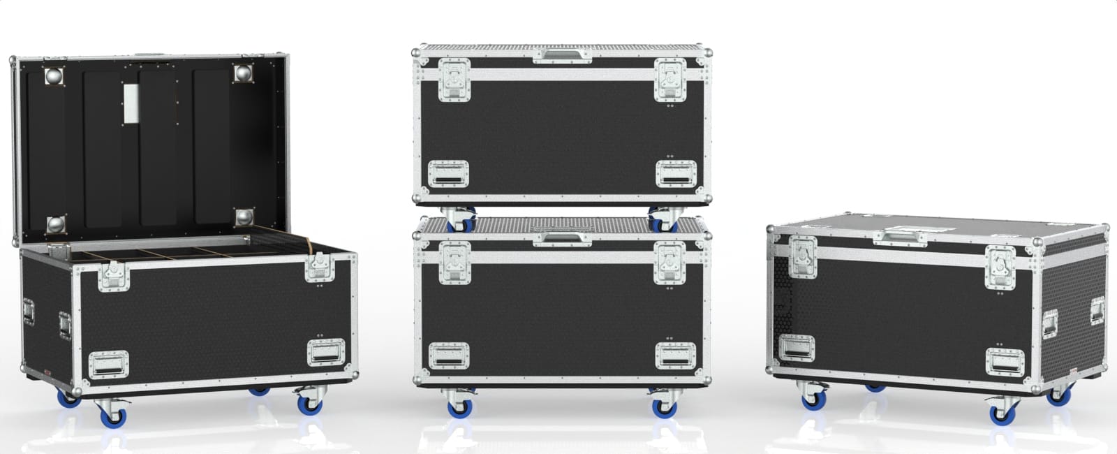 Road Case For 8X Colorsource Fresnel V Lights-1