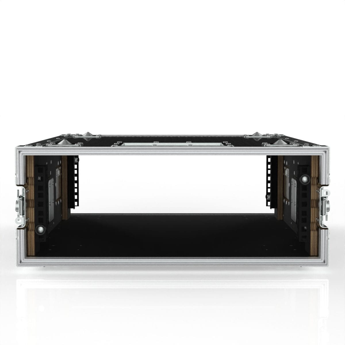 Rack Case With 3U Rack, 600Mm Deep, With Stacking Feet And Over Latch