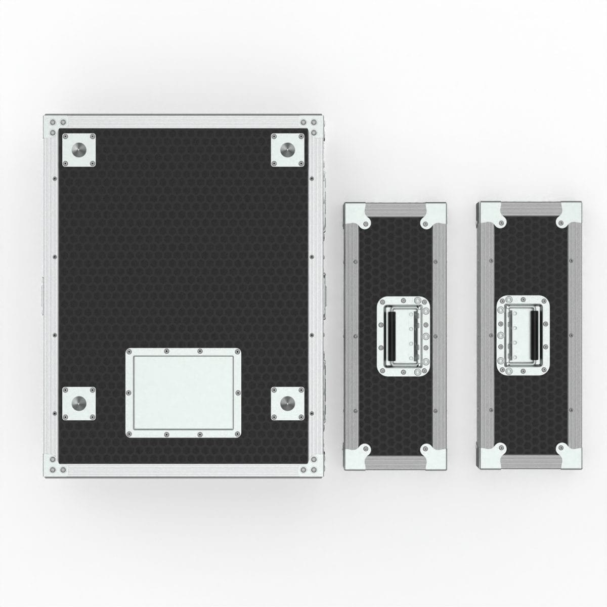 Rack Case With 3U Rack, 600Mm Deep, With Stacking Feet And Over Latch
