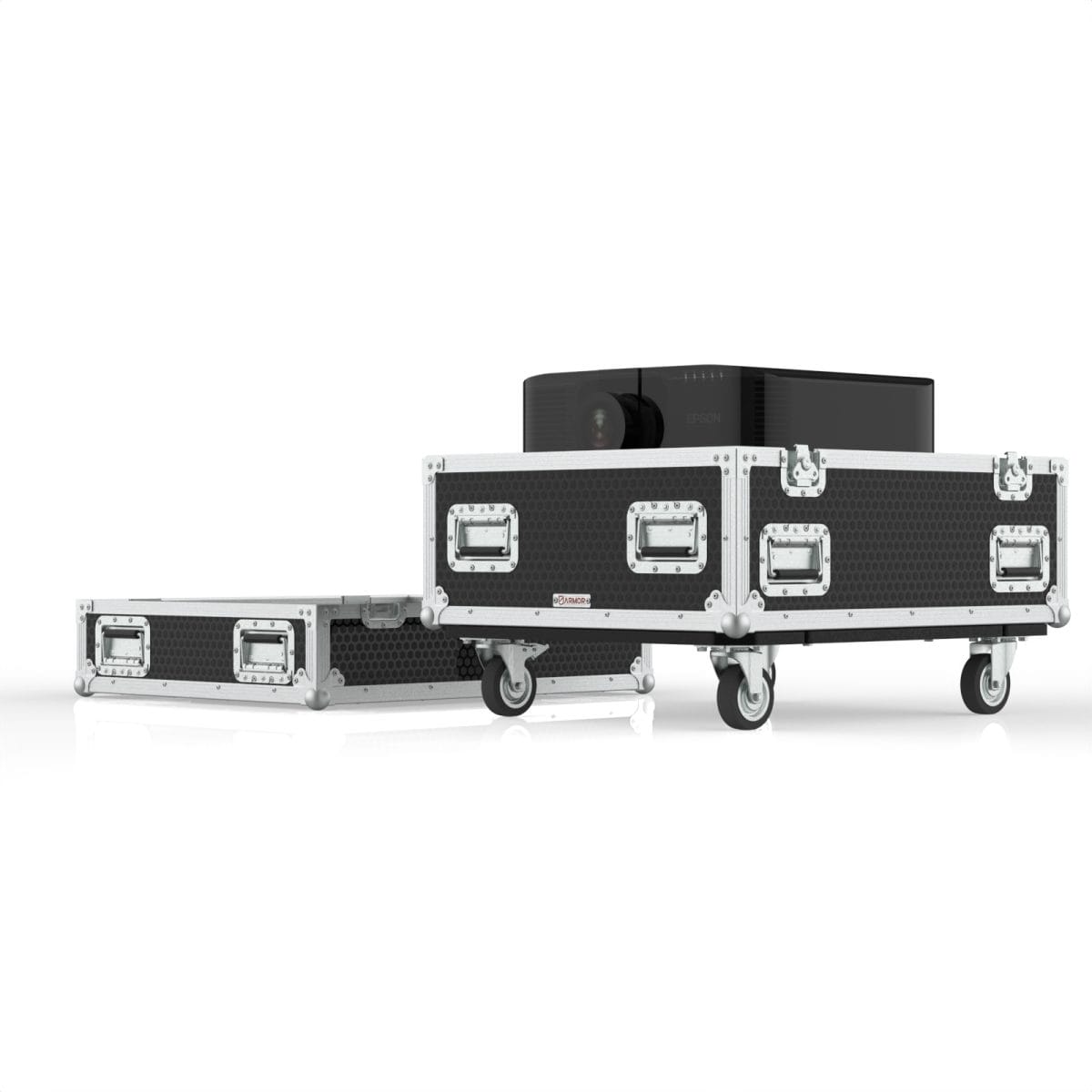 Transport Case For Epson L1075U Projector With Lens Storage