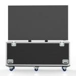 Tv Case With Built In Double Lift For Samsung 75&Quot; Qa75Lst7Tawxxy