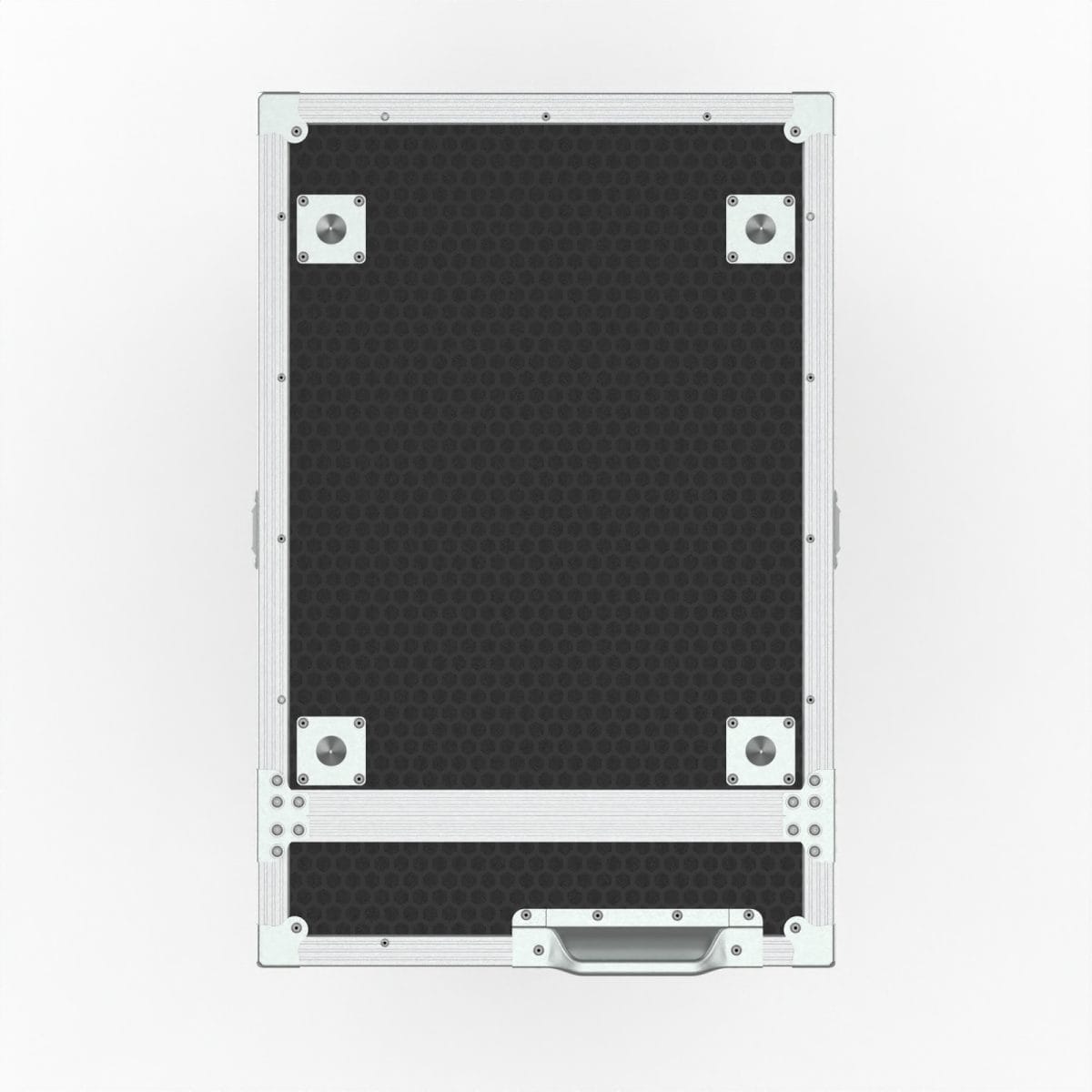 16Ru Drawer Case With Pockets In Front Hinged Lid, 2 Drawers 3Ru Sized, 2 Drawers 5Ru Sized
