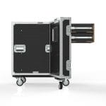 16Ru Drawer Case With Pockets In Front Hinged Lid, 2 Drawers 3Ru Sized, 2 Drawers 5Ru Sized