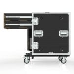 16Ru Drawer Case With Pockets In Front Hinged Lid, 2 Drawers 3Ru Sized, 2 Drawers 5Ru Sized