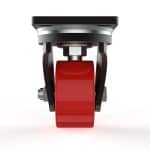 Rolluxe 4″/100Mm Heavy-Duty Polyurethane Swivel Castor W/O Brake, 100Mm Diameter, 350Kg