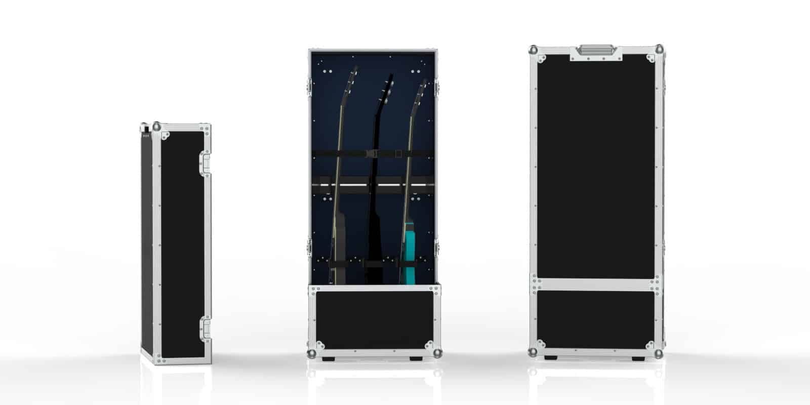 Flight Case For 3 Guitars