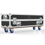 Road Case For 2 Of Nexo Id84 Speaker, With Lift Out Tray And Accessories Compartment