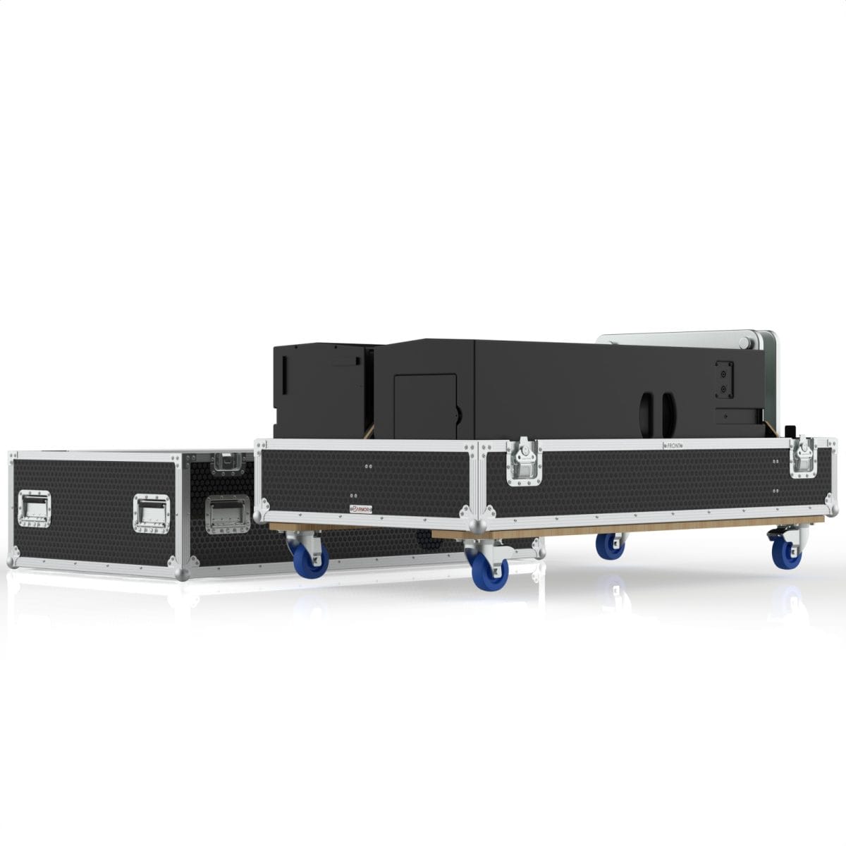 Road Case For 2 Of Nexo Ids312 Speaker, With Compartment