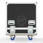 Custom Road Case For 2 Of Rcf Hdl 20-A Speakers