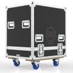 Custom Road Case For 2 Of Rcf Hdl 20-A Speakers