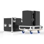 Custom Road Case For 2 Of Rcf Hdl 20-A Speakers