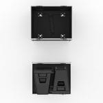 Custom Road Case For 2 Of Rcf Hdl 20-A Speakers