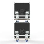 Custom Road Case For 2 Of Rcf Hdl 20-A Speakers